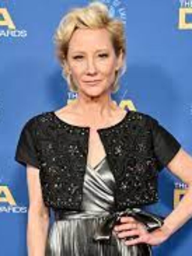 Shocking pictures reveal moment Anne Heche ‘almost hit pedestrian’ before driving into house in horror car crash